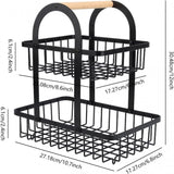 2-Tier Kitchen Countertop Fruit Rack