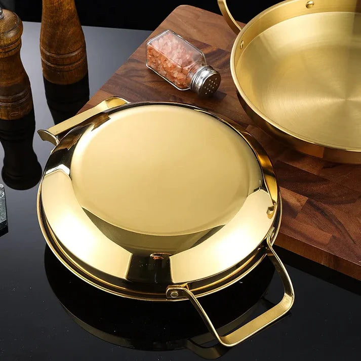 China Gold Spanish Paella Pan