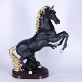 Majestic Resin Horse Statue - Elegant Home Decor Accent