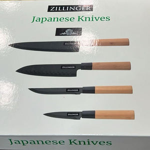 4 Pcs Japanese Zillinger Knife Set